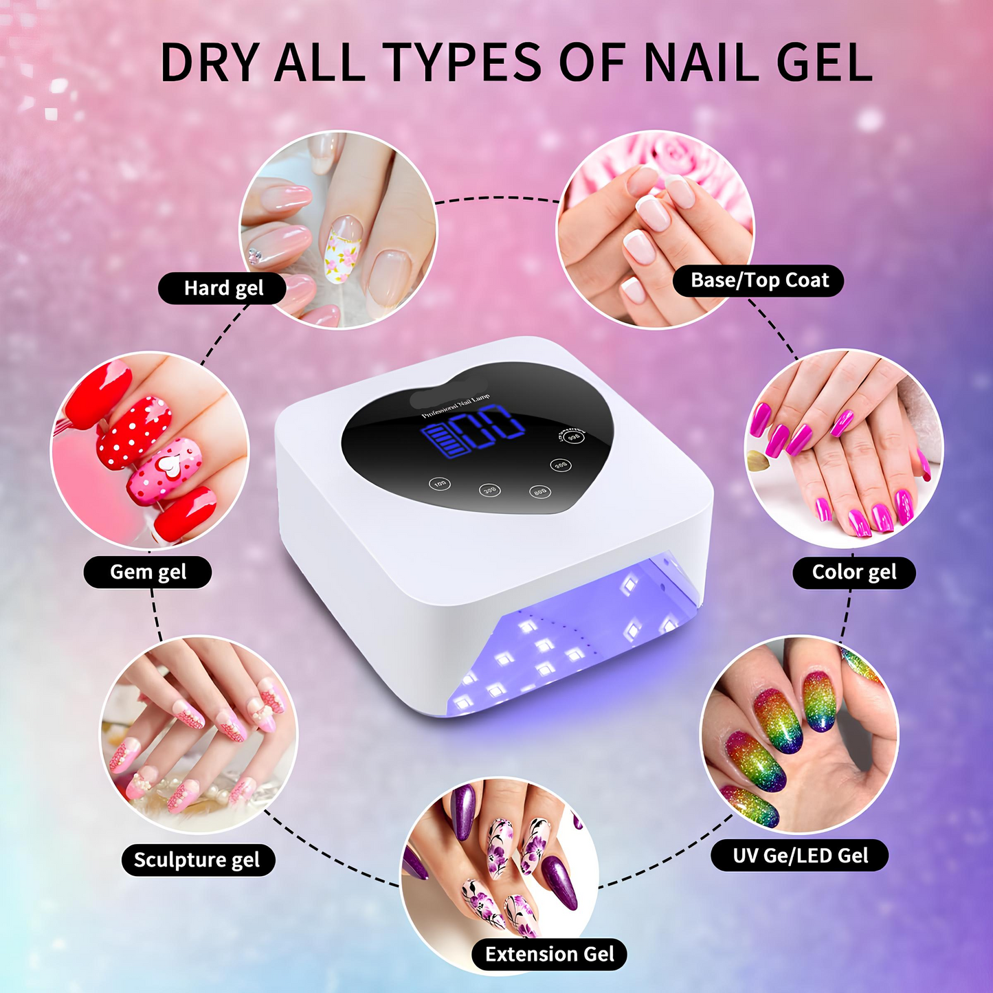 Lunavaé™ Nail Care – Wireless Nail Lamp